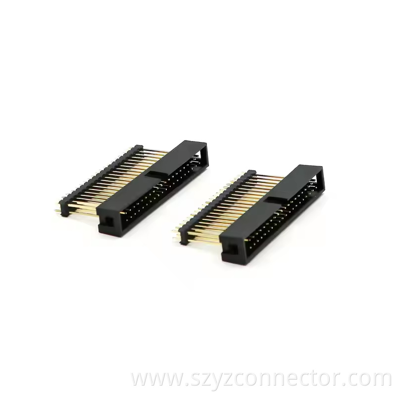 2.54mm Pitch Box Header Straight Add Pin Header Plastic H8.8mm 6P-64P (2)